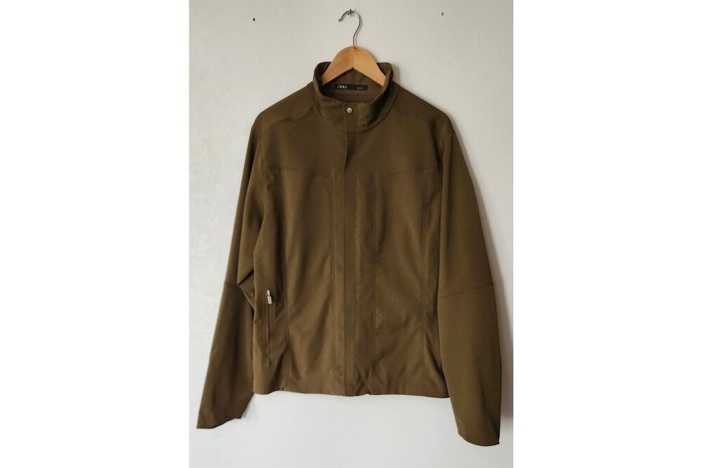 NAU Rift II Softshell Jacket Men's L Olive Green Outdoor Technical